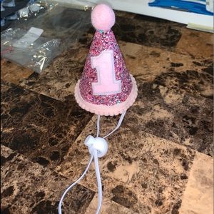 First Birthday Hat (use for dog or baby)